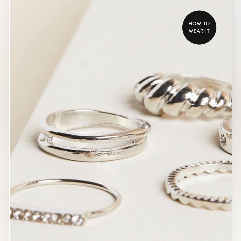 Torrid Celestial Pave Ring Set - Picture 4 of 6